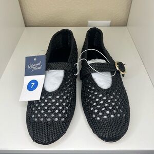 Universal Thread Sia Knit Mary Jane Flats - Black 7